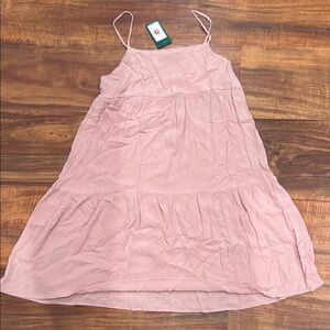 Pink Spaghetti Strap Dress